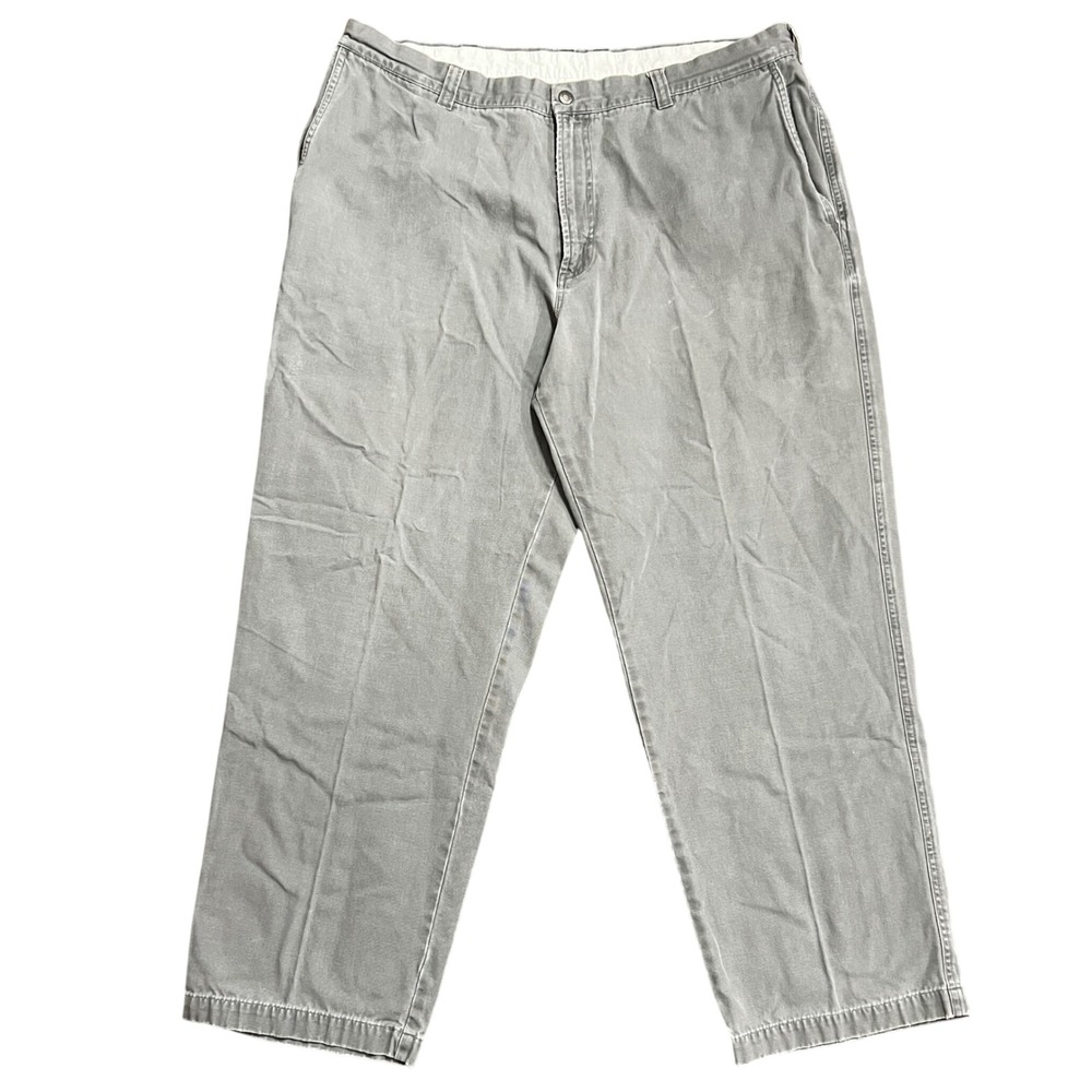 Columbia Men's Gray‎ Cargo Pants Size 40x30 100% Cotton Zip Utility Pockets